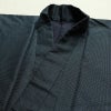 男性用 着物 良品 アンサンブル しつけ糸付き 正絹 亀甲柄 袷仕立て 身丈144cm 裄丈67cm リサイクル着物 着物 羽織 セット 青・紺_画像13
