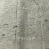 訪問着 良品 正絹 風景柄 袷仕立て 身丈161cm 裄丈62.5cm リサイクル着物 着物 洒落 紬地 グレー_画像6