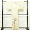 付け下げ 良品 縮緬 正絹 花柄 袷仕立て 身丈157cm 裄丈64.5cm リサイクル着物 着物 入学式 卒業式 七五三 お宮参り フォーマル 上品 クリーム_画像2