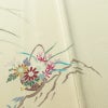 付け下げ 良品 縮緬 正絹 花柄 袷仕立て 身丈157cm 裄丈64.5cm リサイクル着物 着物 入学式 卒業式 七五三 お宮参り フォーマル 上品 クリーム_画像13