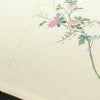 付け下げ 良品 縮緬 正絹 花柄 袷仕立て 身丈157cm 裄丈64.5cm リサイクル着物 着物 入学式 卒業式 七五三 お宮参り フォーマル 上品 クリーム_画像14