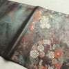 袋帯 六通柄 美品 フォーマル用 正絹 花柄 リサイクル帯 帯 箔 入学式 卒業式 結婚式 七五三 パーティー お宮参り フォーマル 茶_画像17
