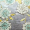 袋帯 太鼓柄 フォーマル用 正絹 花柄 リサイクル帯 帯 箔 入学式 結婚式 パーティー フォーマル 桜 緑・うぐいす色_画像4