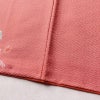 小紋 良品 綸子 絞り 飛び柄 正絹 木の葉・植物柄 袷仕立て 身丈161cm 裄丈64cm リサイクル着物 着物 ピンク_画像12
