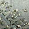 付け下げ 良品 正絹 花柄 袷仕立て 身丈167cm 裄丈69cm リサイクル着物 着物 箔 金彩 入学式 卒業式 七五三 お宮参り フォーマル グレー_画像6