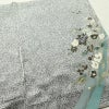付け下げ 良品 正絹 花柄 袷仕立て 身丈167cm 裄丈69cm リサイクル着物 着物 箔 金彩 入学式 卒業式 七五三 お宮参り フォーマル グレー_画像15