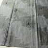 単衣 紬 正絹 蝶・昆虫柄 単衣仕立て 身丈153.5cm 裄丈63cm 紬着物 リサイクル着物 着物 グレー_画像4