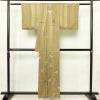 訪問着 美品 しつけ糸付き 正絹 木の葉・植物柄 袷仕立て 身丈156.5cm 裄丈62.5cm リサイクル着物 着物 入学式 卒業式 七五三 お宮参り フォーマル 黄・黄土色_画像2