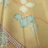 訪問着 美品 しつけ糸付き 正絹 木の葉・植物柄 袷仕立て 身丈156.5cm 裄丈62.5cm リサイクル着物 着物 入学式 卒業式 七五三 お宮参り フォーマル 黄・黄土色_画像8