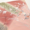 訪問着 良品 縮緬 正絹 花柄 袷仕立て 身丈163.5cm 裄丈66cm リサイクル着物 着物 箔 入学式 卒業式 七五三 お宮参り 盛り上げ箔 フォーマル ピンク_画像14