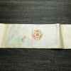 名古屋帯 太鼓柄 良品 正絹 幾何学柄・抽象柄 名古屋仕立て なごや帯 リサイクル帯 帯 箔 金糸 多色使い_画像14