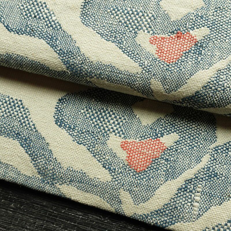 名古屋帯 六通柄 正絹 幾何学柄・抽象柄 通し仕立て なごや帯 リサイクル帯 帯 紬地 白_画像7