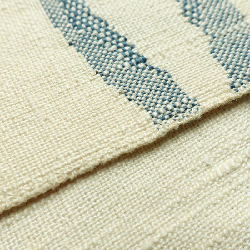 名古屋帯 六通柄 正絹 幾何学柄・抽象柄 通し仕立て なごや帯 リサイクル帯 帯 紬地 白_画像12