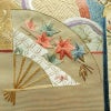 袋帯 太鼓柄 雪英導 美品 蘇州刺繍 落款入り フォーマル用 正絹 古典柄 リサイクル帯 帯 刺繍 金糸 入学式 卒業式 結婚式 七五三 フォーマル ゴールドベージュ ベージュ_画像10