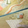 袋帯 太鼓柄 雪英導 美品 蘇州刺繍 落款入り フォーマル用 正絹 古典柄 リサイクル帯 帯 刺繍 金糸 入学式 卒業式 結婚式 七五三 フォーマル ゴールドベージュ ベージュ_画像11