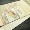 袋帯 太鼓柄 雪英導 美品 蘇州刺繍 落款入り フォーマル用 正絹 古典柄 リサイクル帯 帯 刺繍 金糸 入学式 卒業式 結婚式 七五三 フォーマル ゴールドベージュ ベージュ_画像17