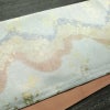 袋帯 全通柄 美品 西陣織 証紙あり フォーマル用 正絹 流水・波柄 リサイクル帯 帯 箔 フォーマル 青・紺_画像11