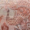 名古屋帯 六通柄 正絹 木の葉・植物柄 名古屋仕立て なごや帯 リサイクル帯 帯 モダン ピンク_画像4