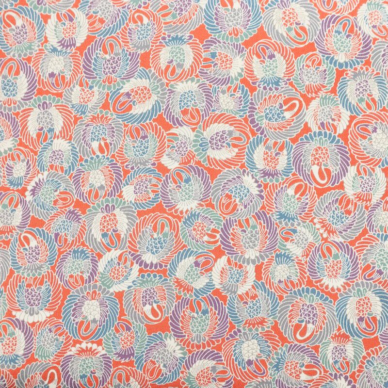 名古屋帯 全通柄 正絹 古典柄 名古屋仕立て なごや帯 リサイクル帯 帯 ピンク_画像2