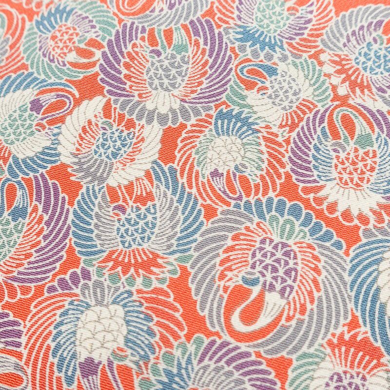 名古屋帯 全通柄 正絹 古典柄 名古屋仕立て なごや帯 リサイクル帯 帯 ピンク_画像3