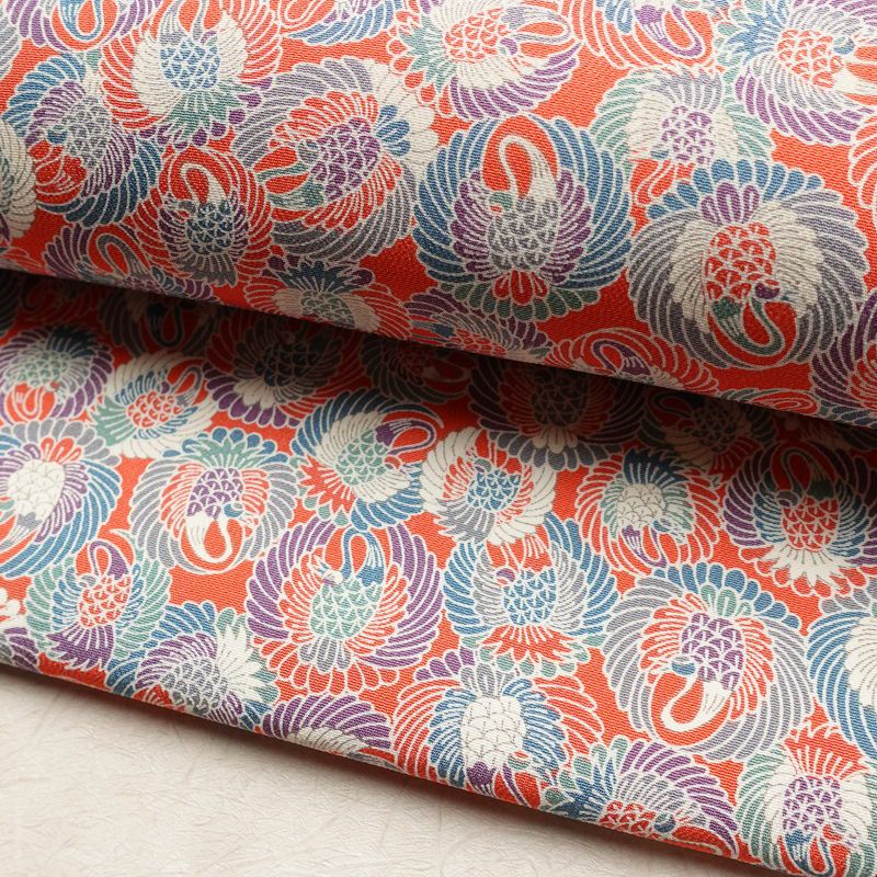 名古屋帯 全通柄 正絹 古典柄 名古屋仕立て なごや帯 リサイクル帯 帯 ピンク_画像7