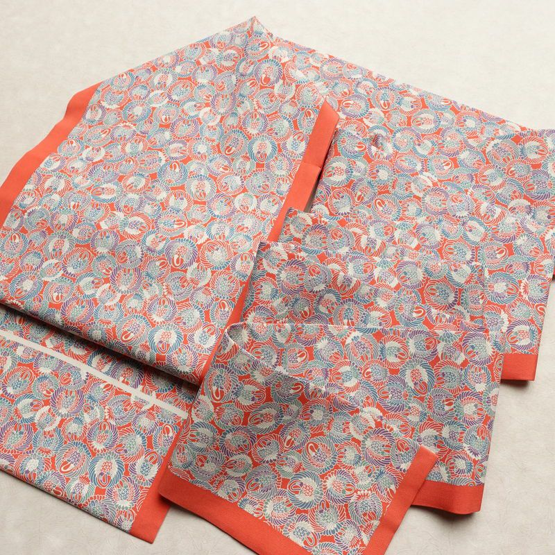 名古屋帯 全通柄 正絹 古典柄 名古屋仕立て なごや帯 リサイクル帯 帯 ピンク_画像17