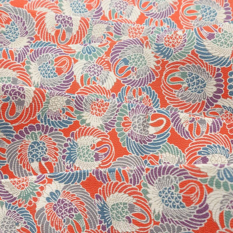 名古屋帯 全通柄 正絹 古典柄 名古屋仕立て なごや帯 リサイクル帯 帯 ピンク_画像18