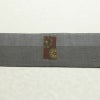 名古屋帯 太鼓柄 良品 正絹 花柄 名古屋仕立て なごや帯 リサイクル帯 帯 モダン 洒落 グレー_画像13