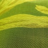 名古屋帯 六通柄 良品 正絹 木の葉・植物柄 名古屋仕立て なごや帯 リサイクル帯 帯 緑・うぐいす色_画像6