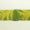 名古屋帯 六通柄 良品 正絹 木の葉・植物柄 名古屋仕立て なごや帯 リサイクル帯 帯 緑・うぐいす色_画像14