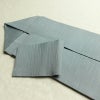 名古屋帯 全通柄 良品 正絹 名古屋仕立て なごや帯 リサイクル帯 帯 紬地 くすみブルー 青・紺_画像18