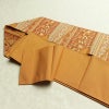 名古屋帯 六通柄 良品 正絹 幾何学柄・抽象柄 名古屋仕立て なごや帯 リサイクル帯 帯 オリエンタル 黄・黄土色_画像22