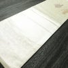 名古屋帯 太鼓柄 正絹 人物・動物柄 名古屋仕立て なごや帯 リサイクル帯 帯 箔 白_画像9