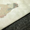 名古屋帯 太鼓柄 正絹 人物・動物柄 名古屋仕立て なごや帯 リサイクル帯 帯 箔 白_画像12