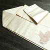 名古屋帯 太鼓柄 正絹 人物・動物柄 名古屋仕立て なごや帯 リサイクル帯 帯 箔 白_画像21