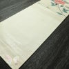 名古屋帯 太鼓柄 しつけ糸付き 正絹 花柄 名古屋仕立て なごや帯 リサイクル帯 蝶 帯 箔 白_画像10