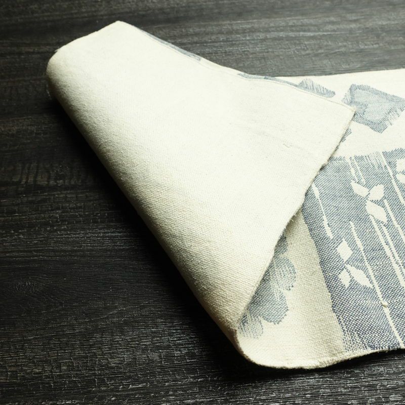 名古屋帯 六通柄 正絹 幾何学柄・抽象柄 名古屋仕立て なごや帯 リサイクル帯 帯 モダン 白_画像9