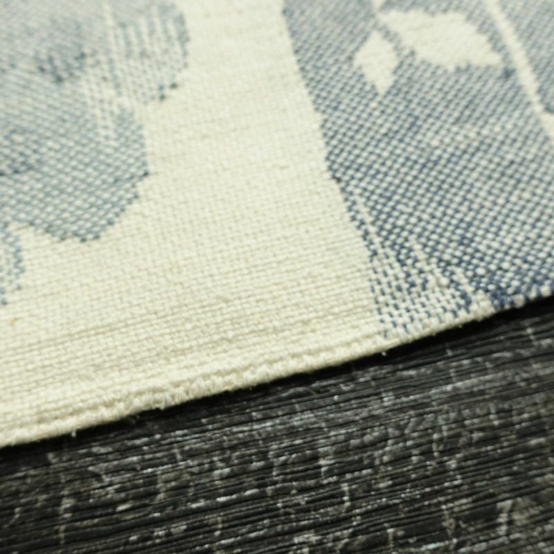 名古屋帯 六通柄 正絹 幾何学柄・抽象柄 名古屋仕立て なごや帯 リサイクル帯 帯 モダン 白_画像12