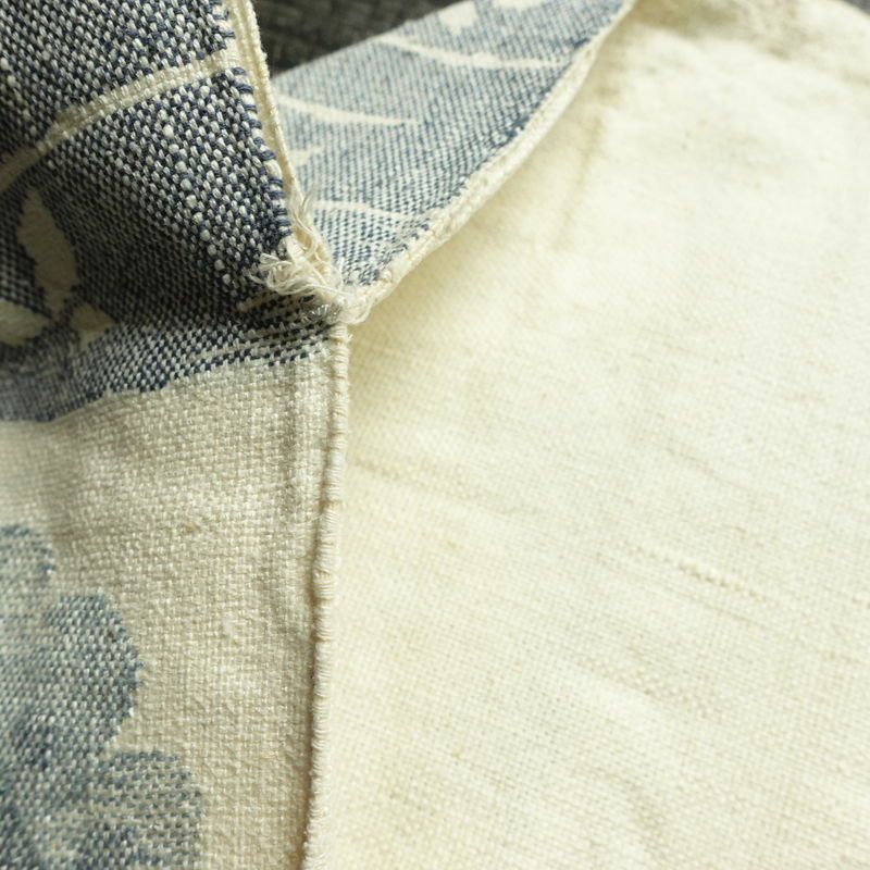 名古屋帯 六通柄 正絹 幾何学柄・抽象柄 名古屋仕立て なごや帯 リサイクル帯 帯 モダン 白_画像20