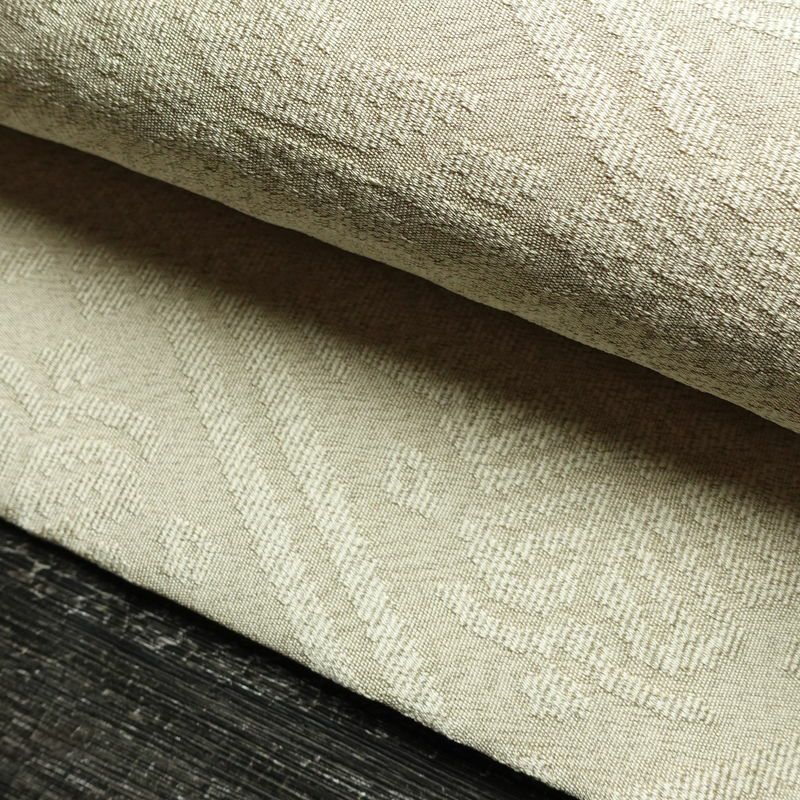 名古屋帯 全通柄 良品 つづれ織り 正絹 古典柄 松葉仕立て なごや帯 リサイクル帯 帯 白_画像6