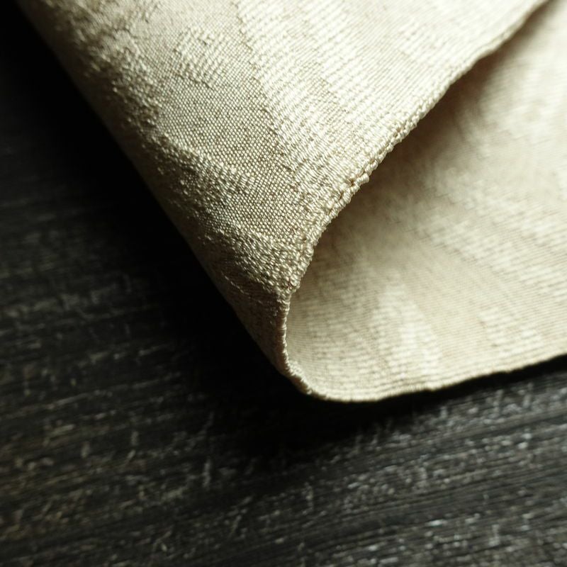 名古屋帯 全通柄 良品 つづれ織り 正絹 古典柄 松葉仕立て なごや帯 リサイクル帯 帯 白_画像9