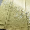 訪問着 良品 しつけ糸付き 正絹 木の葉・植物柄 袷仕立て 身丈163.5cm 裄丈65cm リサイクル着物 着物 箔 入学式 卒業式 七五三 お宮参り フォーマル 黄・黄土色_画像4