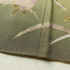 訪問着 縮緬 一つ紋付き 正絹 古典柄 袷仕立て 身丈154cm 裄丈63cm リサイクル着物 着物 箔 金彩 入学式 卒業式 七五三 お宮参り フォーマル 桜 茶_画像13