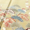 訪問着 美品 しつけ糸付き 縮緬 トールサイズ 正絹 古典柄 袷仕立て 身丈170.5cm 裄丈69cm リサイクル着物 着物 刺繍 入学式 卒業式 七五三 お宮参り フォーマル 上品 松 ベージュ_画像7