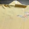 訪問着 美品 しつけ糸付き 縮緬 トールサイズ 正絹 古典柄 袷仕立て 身丈170.5cm 裄丈69cm リサイクル着物 着物 刺繍 入学式 卒業式 七五三 お宮参り フォーマル 上品 松 ベージュ_画像17