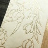 袋帯 六通柄 フォーマル用 正絹 花柄 リサイクル帯 帯 箔 クリーム_画像7