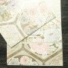 袋帯 六通柄 フォーマル用 正絹 花柄 リサイクル帯 帯 箔 クリーム_画像12