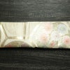 袋帯 六通柄 フォーマル用 正絹 花柄 リサイクル帯 帯 箔 クリーム_画像13