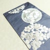 袋帯 六通柄 フォーマル用 正絹 花柄 リサイクル帯 帯 箔 青・紺_画像20