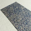 袋帯 全通柄 良品 一般用 正絹 亀甲柄 リサイクル帯 帯 青・紺_画像18